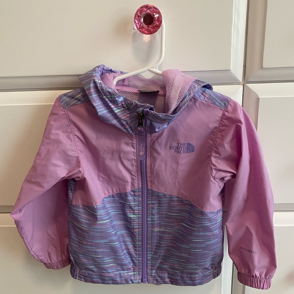 Toddler girls The North Face windbreaker jacket